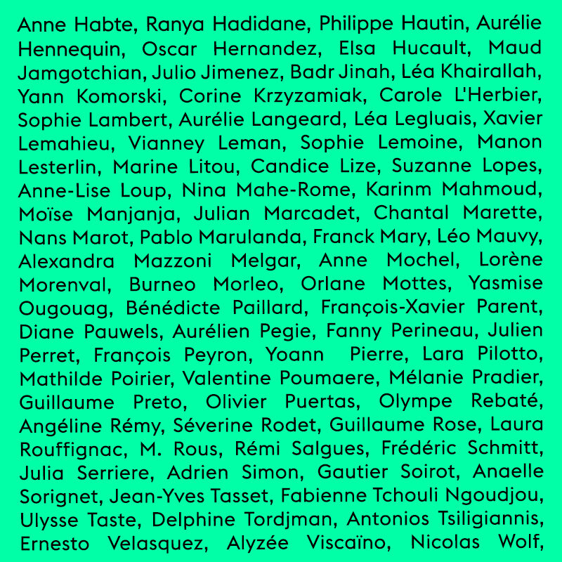 Liste collaborateurs partie 2 Liste collaborateurs partie 2