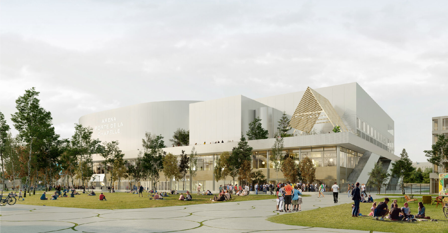 Arena Porte de la Chapelle – Atelier Franck Boutté fr
