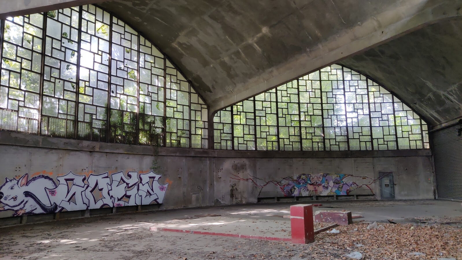 Vue depuis l interieur de la Chaufferie 2
