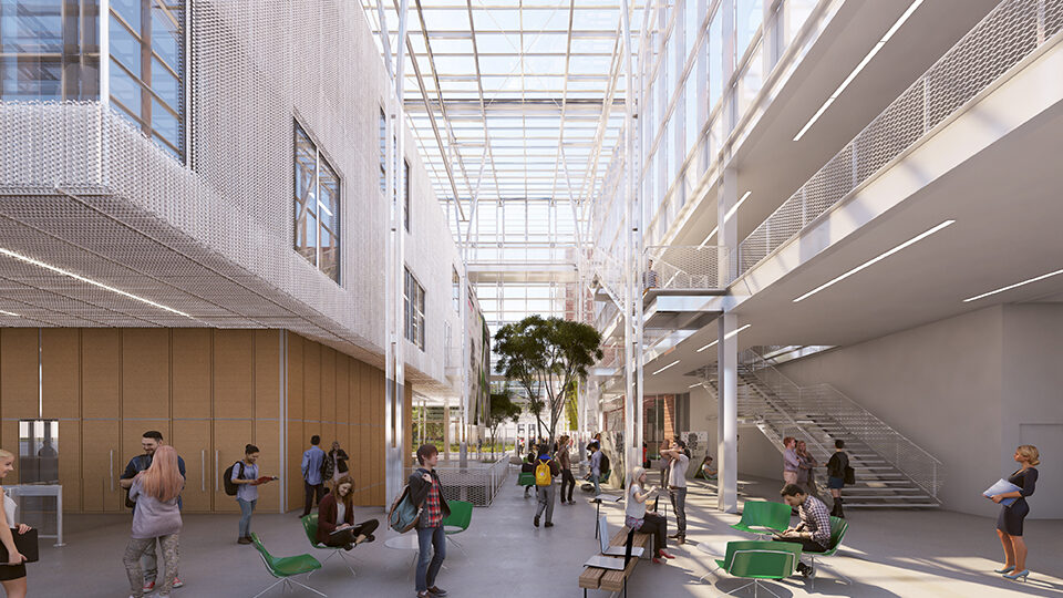 Agro Paristech Campus Lobby View