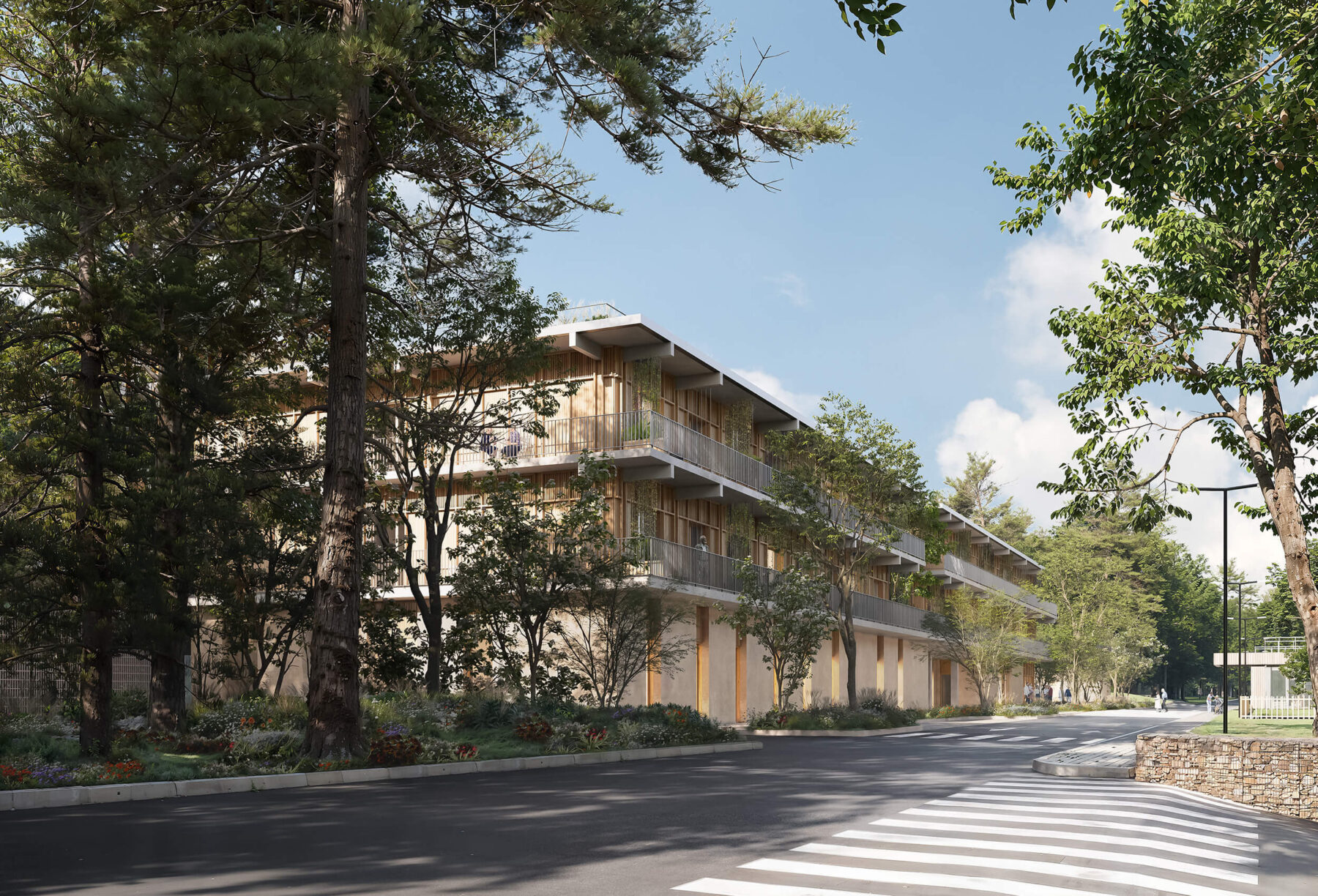 Ehpad Perray Vaucluse Perspective 01