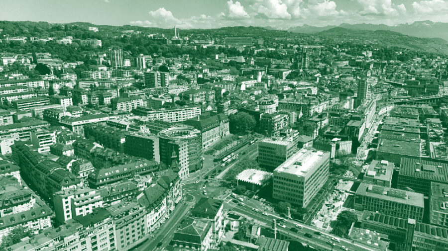 Place Chauderon Lausanne Vert fonce