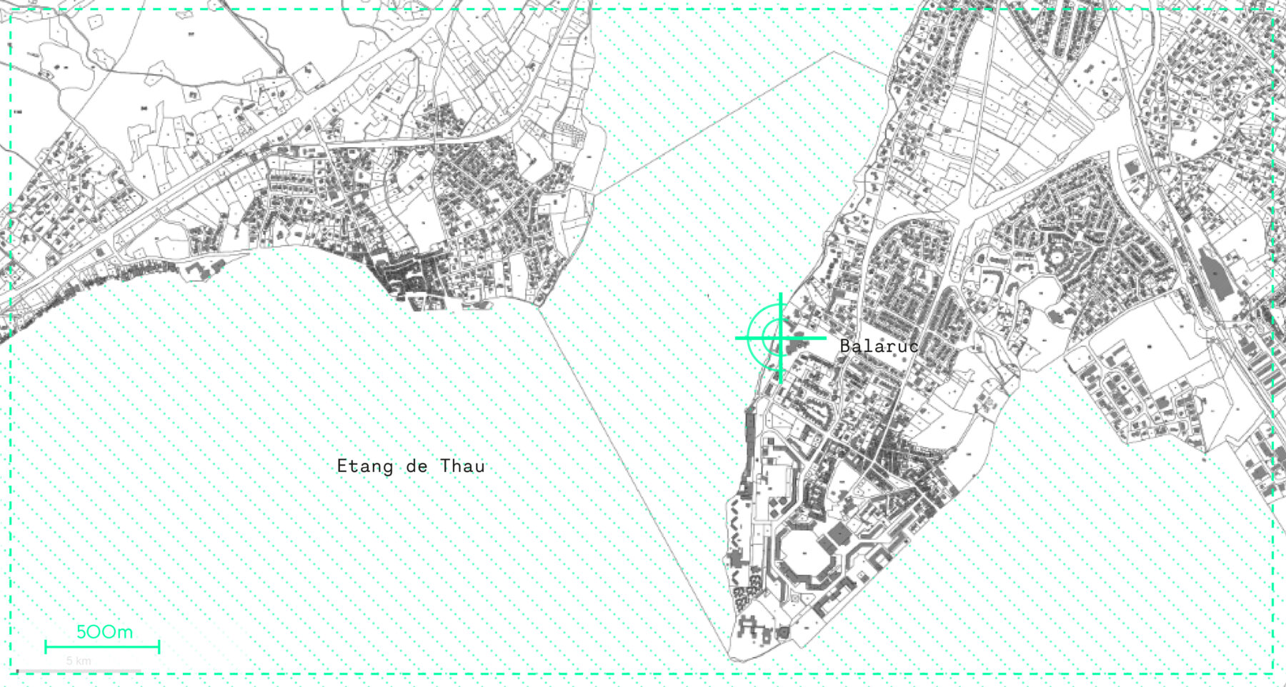 Zoom site etang de Thau